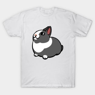 Gray and White Bunny Rabbit Coney T-Shirt